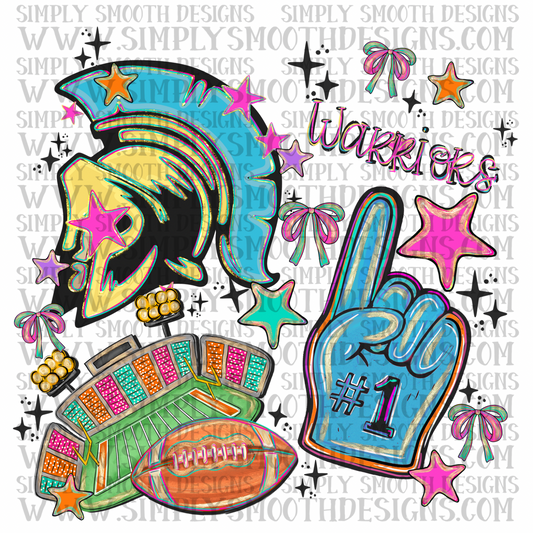 Warriors Bright Preppy