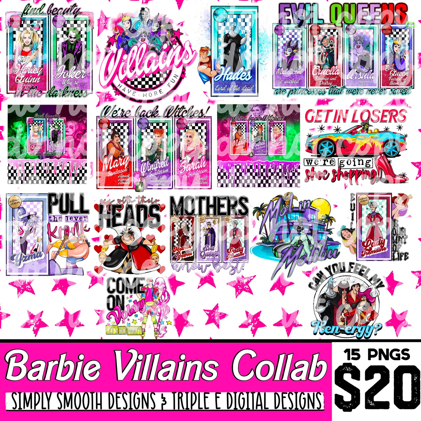 Barbie Villains Collab