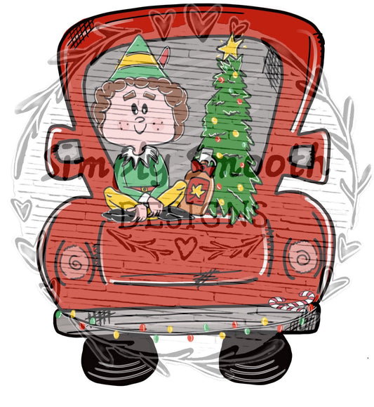 Buddy elf truck christmas