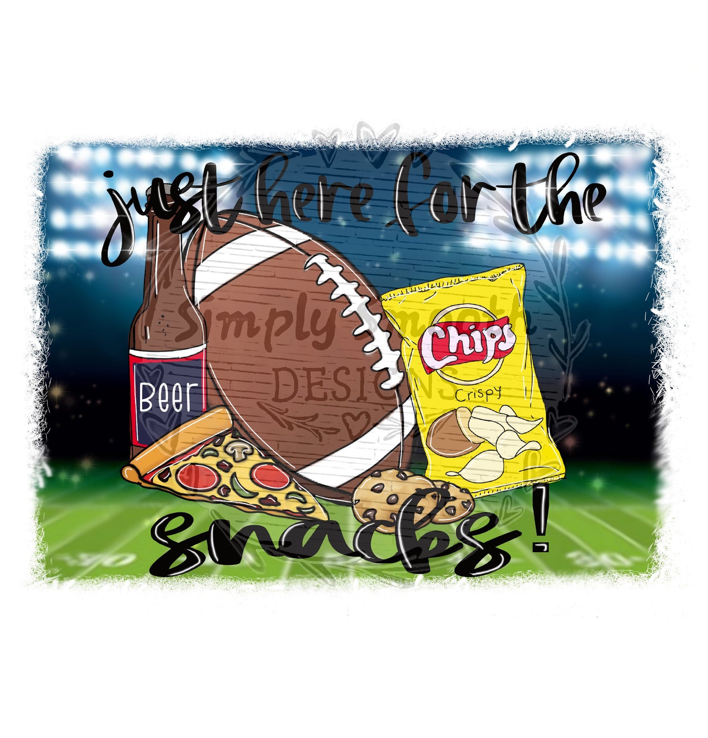 Just here for the snacks food football sports