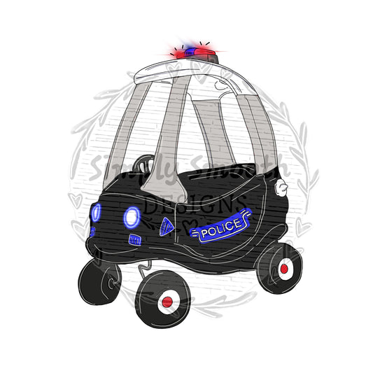 Police cop cozy coupe