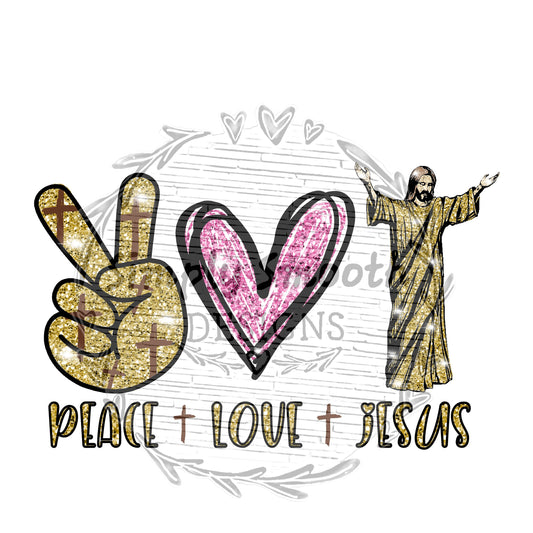 Peace love jesus
