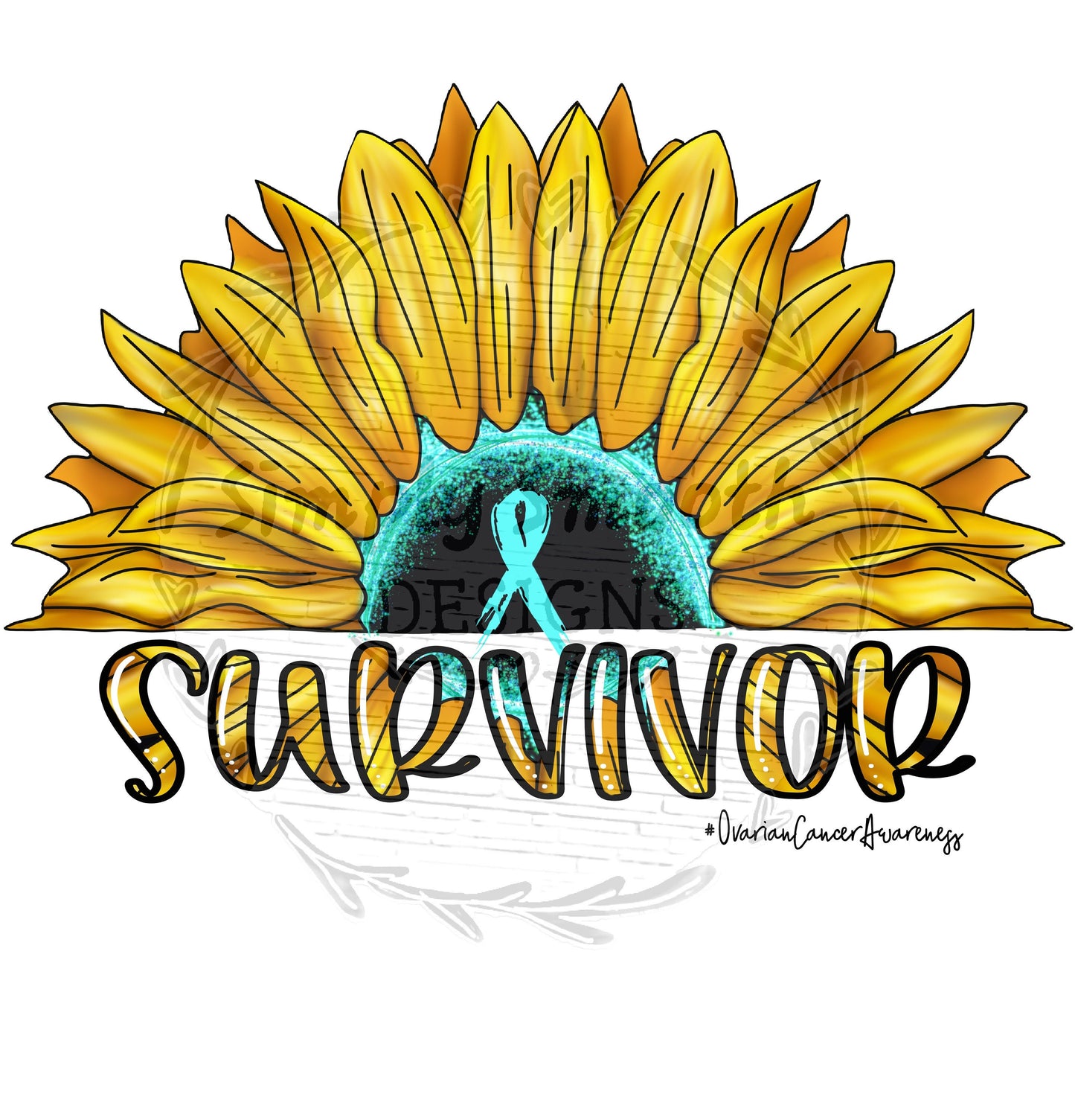 Ovarian cancer sunflower