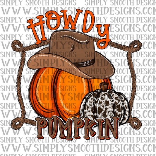 Howdy pumpkin