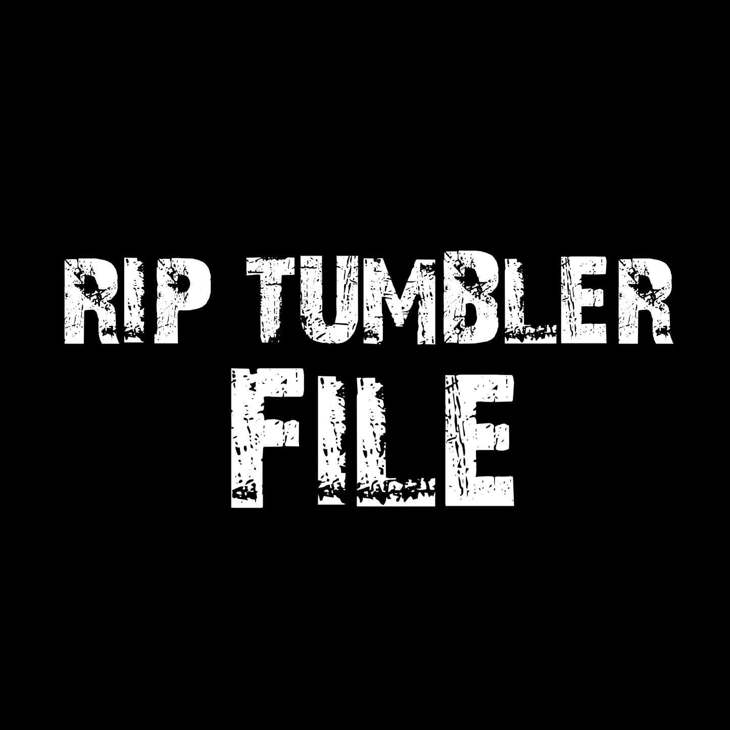 Rip tumbler file