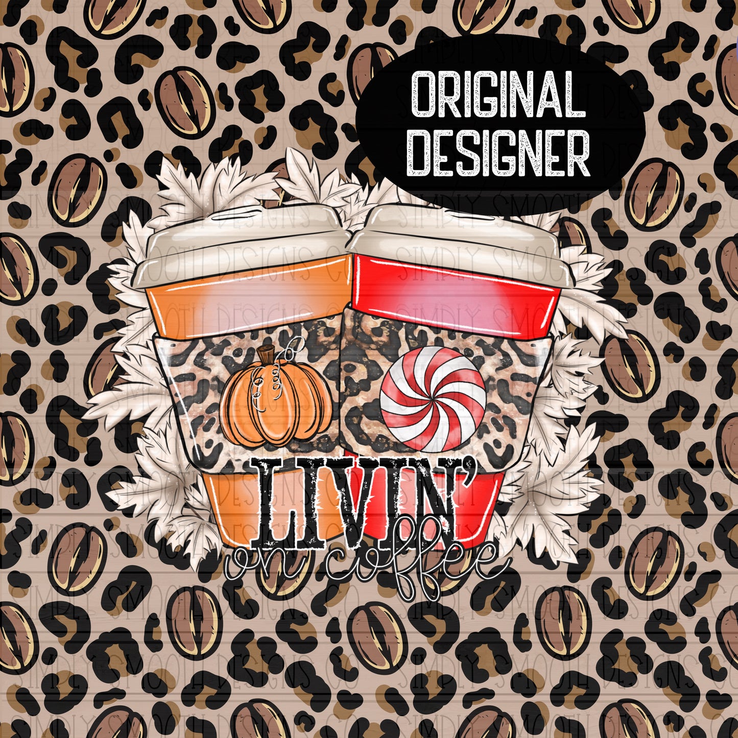 Coffee fall tumbler design