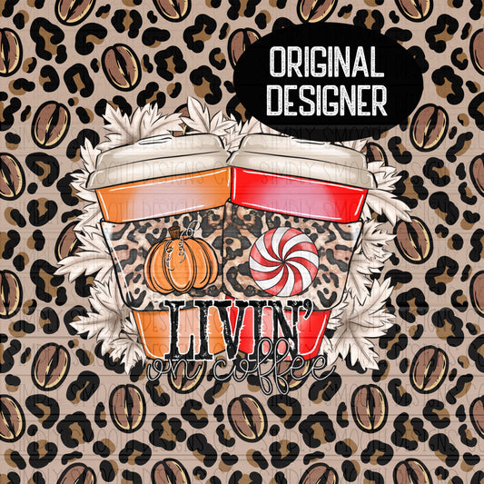Coffee fall tumbler design
