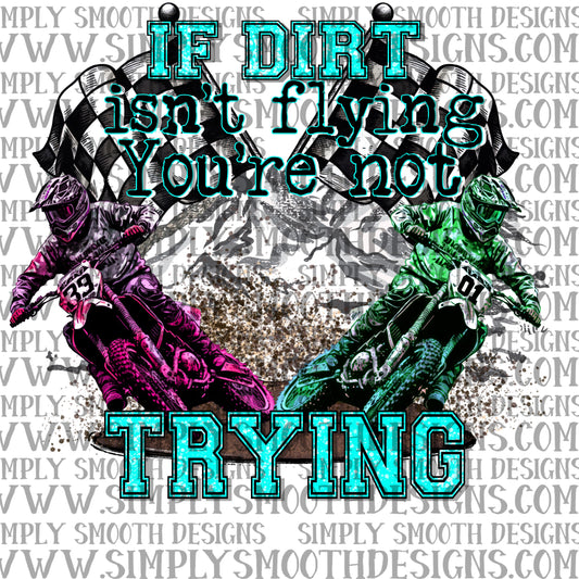If dirt isn’t flying motocross