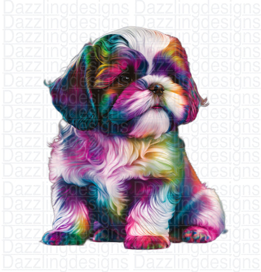 LF fur baby Shih Tzu clipart