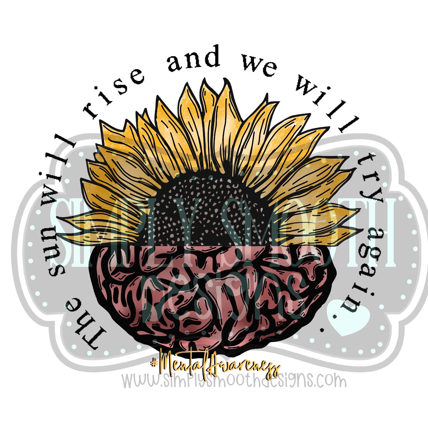 Sunflower mental health brain