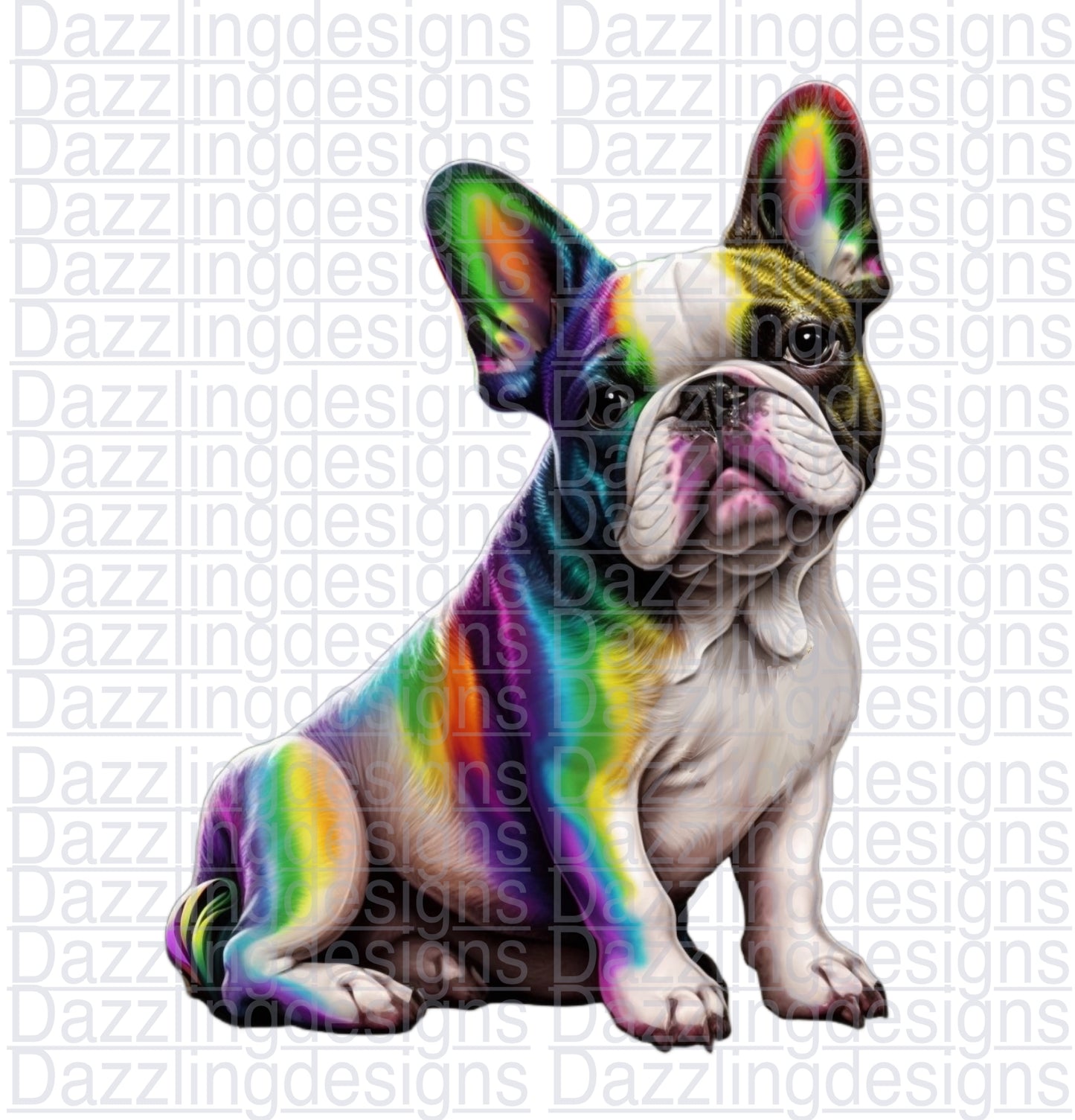 LF fur baby Frenchie clipart