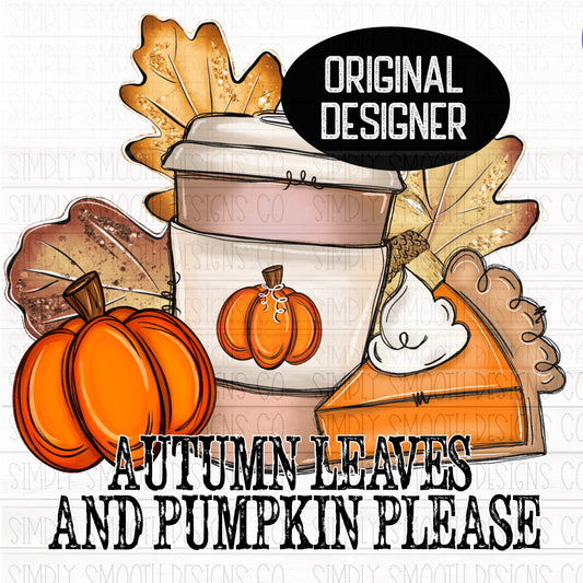 Autumn leaves and pumpkins please