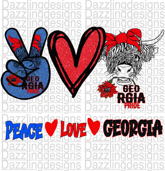 Peace Love Georgia Pride