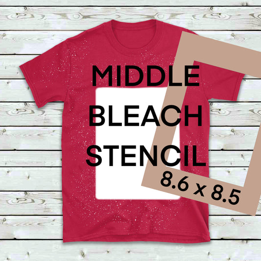 Middle bleach stencil