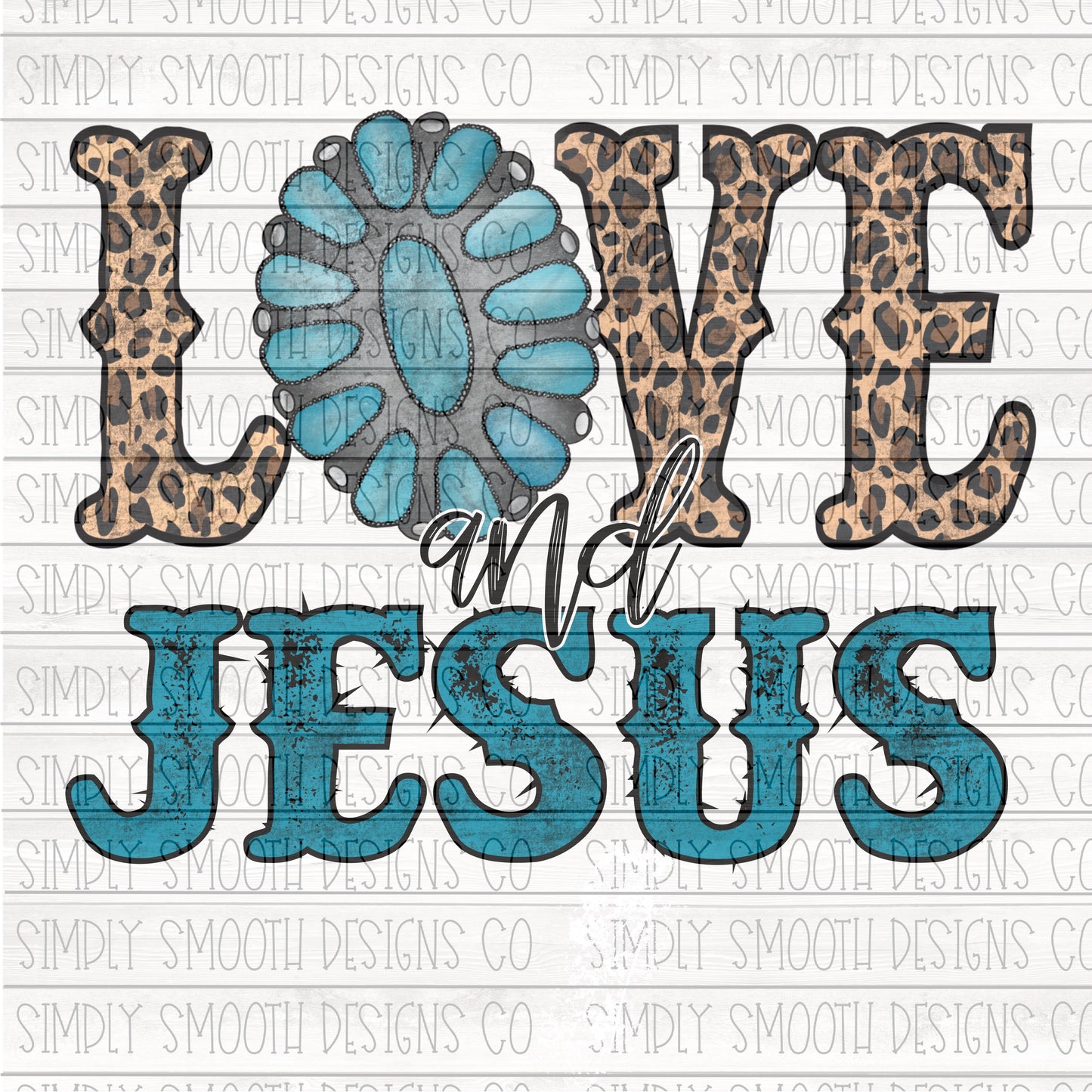 Love and Jesus leopard