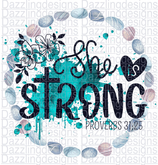 She is Strong proverbs