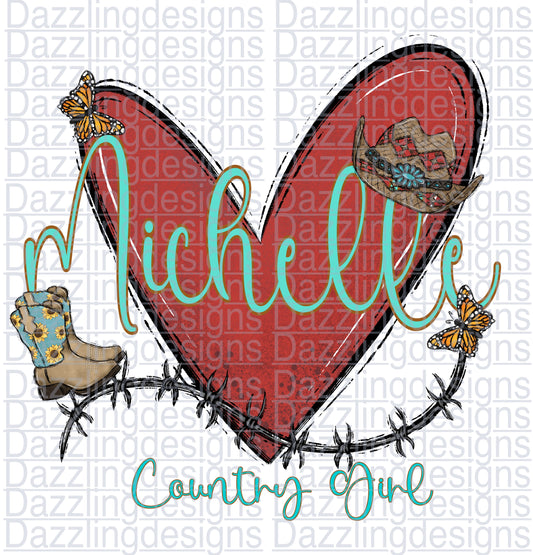 Personalized Name Design MICHELLE