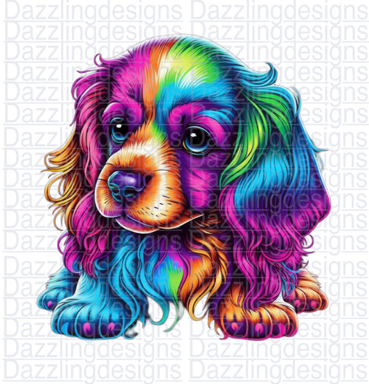 LF fur baby Cocker Spaniel clipart