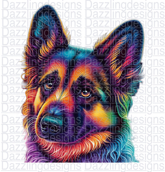 LF fur baby German Shepherd 2 clipart