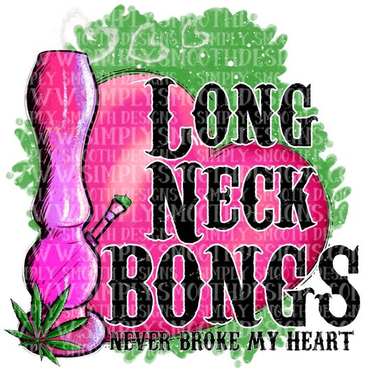 Long neck bongs