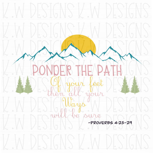 Ponder the Path WK