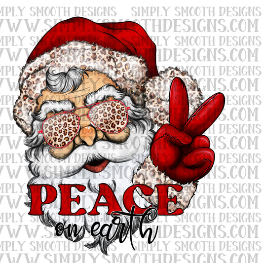 Peace on earth Santa