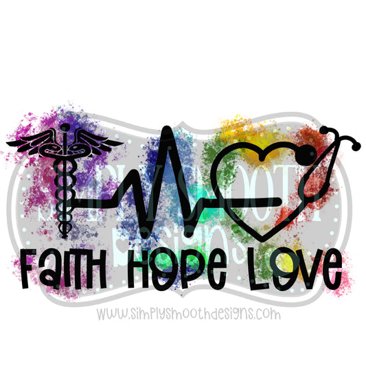 Faith Hope Love nurse
