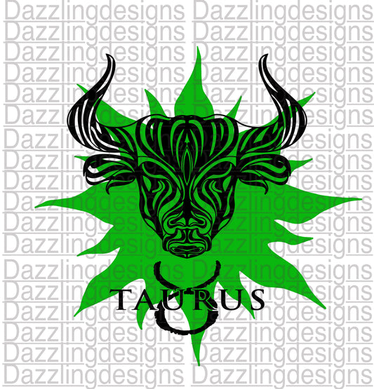 Zodiac Taurus Green