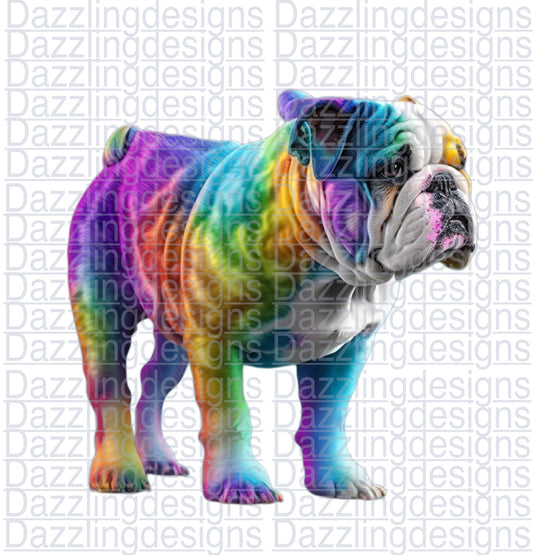 LF fur baby Bulldog clipart