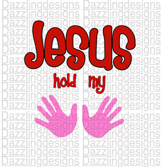 Girl Jesus hold my hand