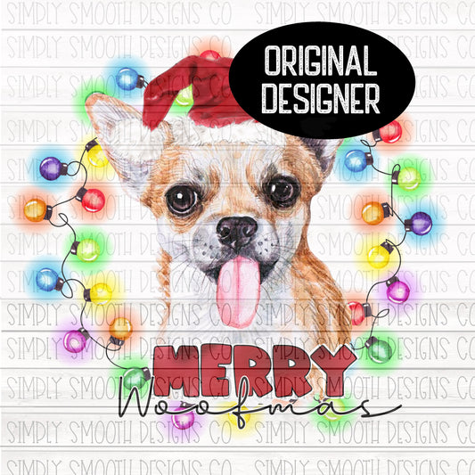 Merry woofmas Christmas Chihuahua