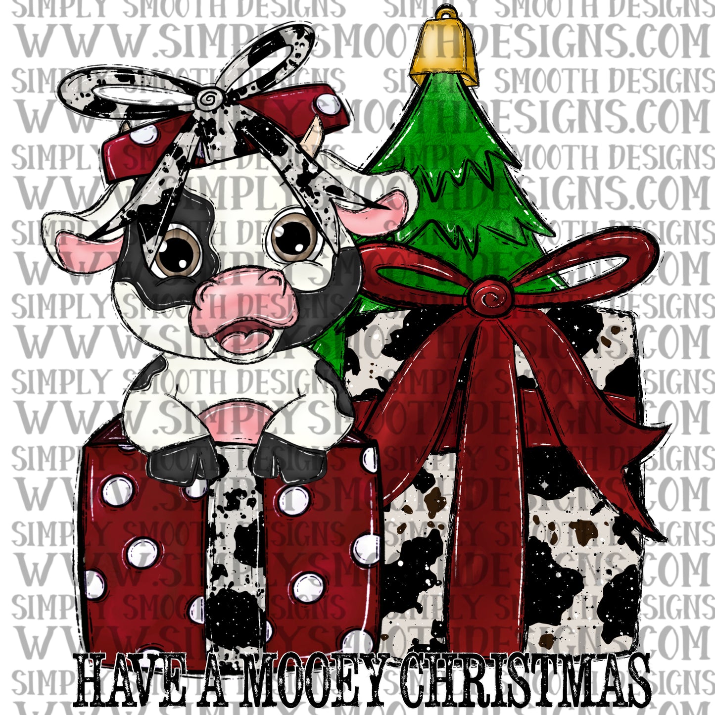 Mooey Christmas cow