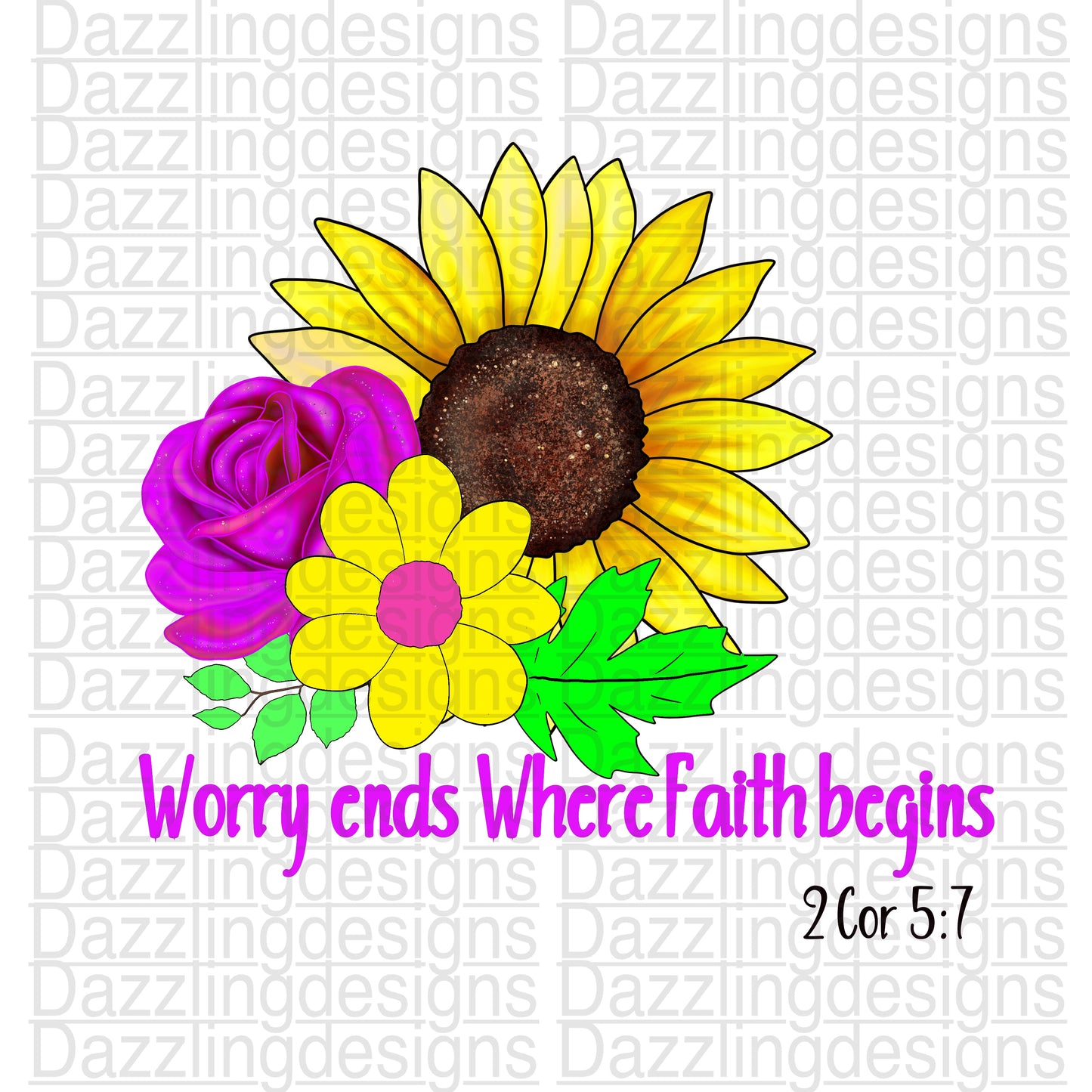 Worry ends where Faith Begins