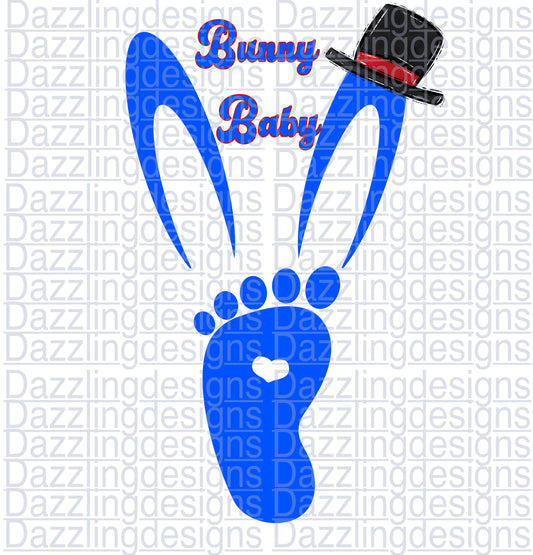 Baby Bunny Boy top hat