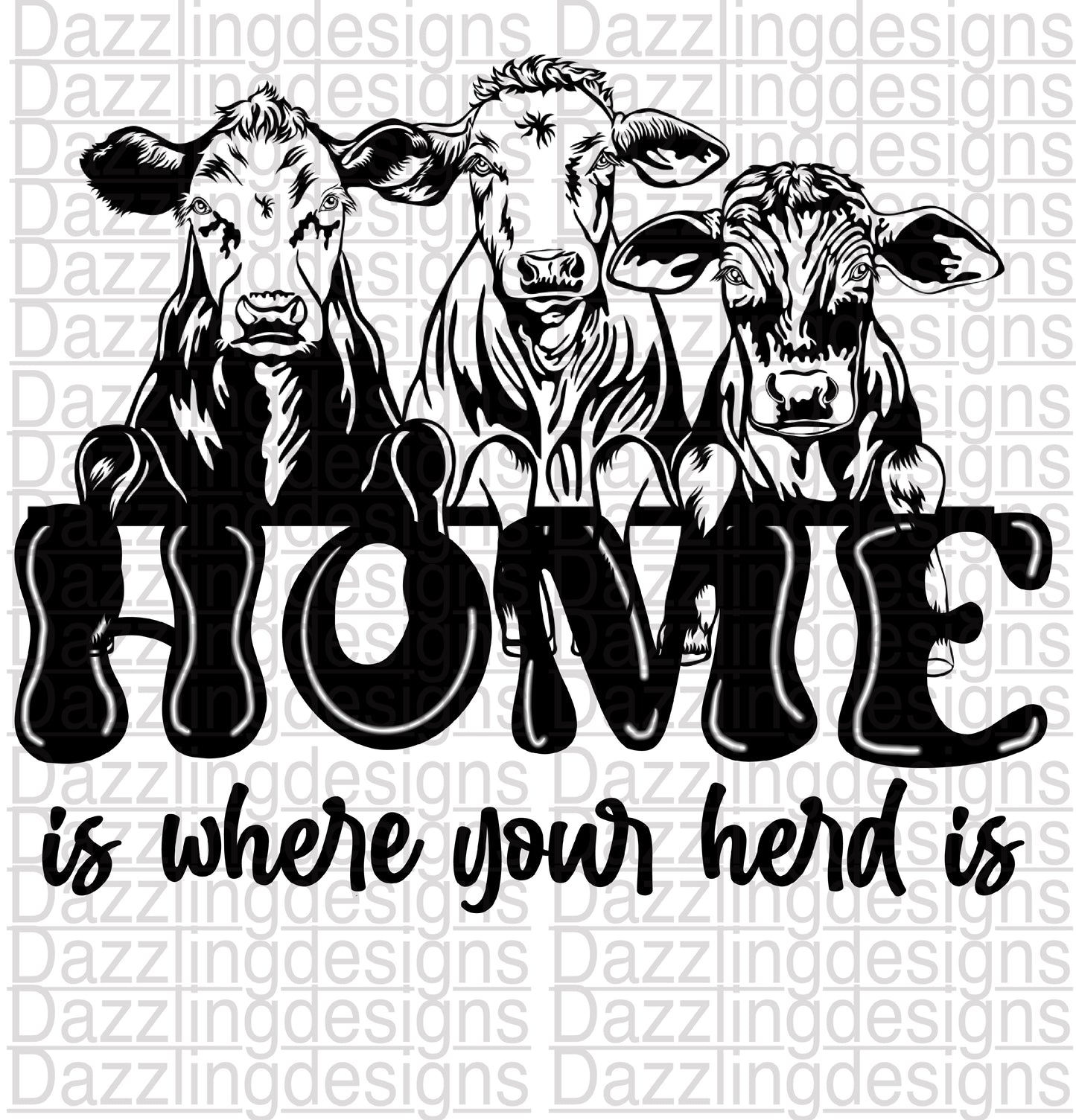 Home is where the herd is Cows