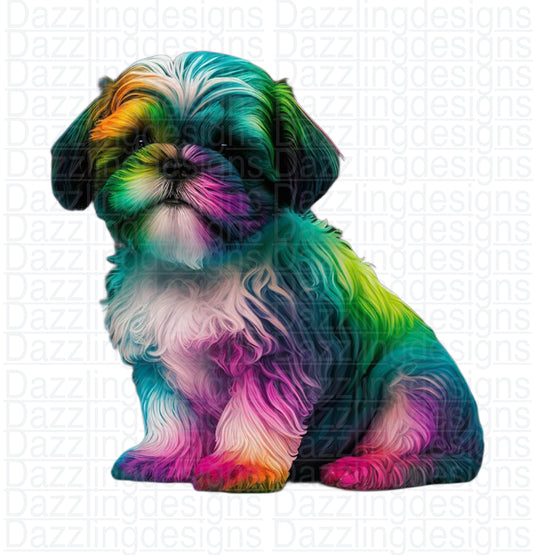 LF fur baby Shih Tzu 2 clipart