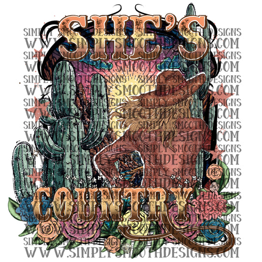 She’s country