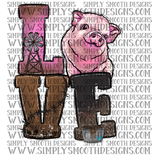 Love pig