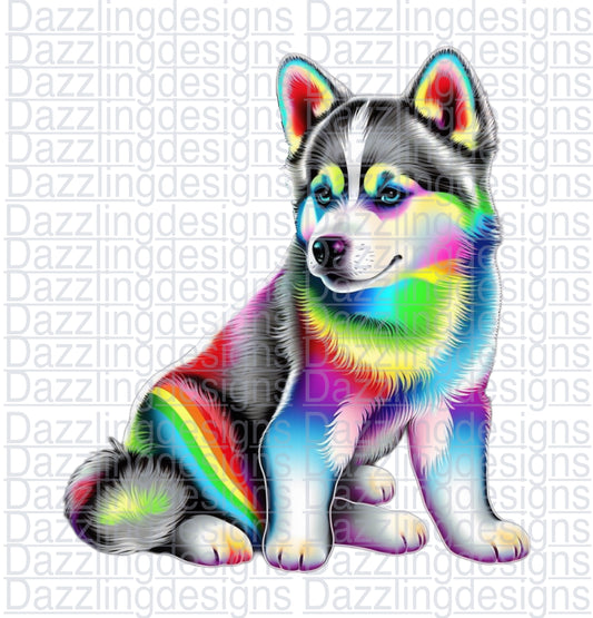 LF fur baby HUSKY clipart