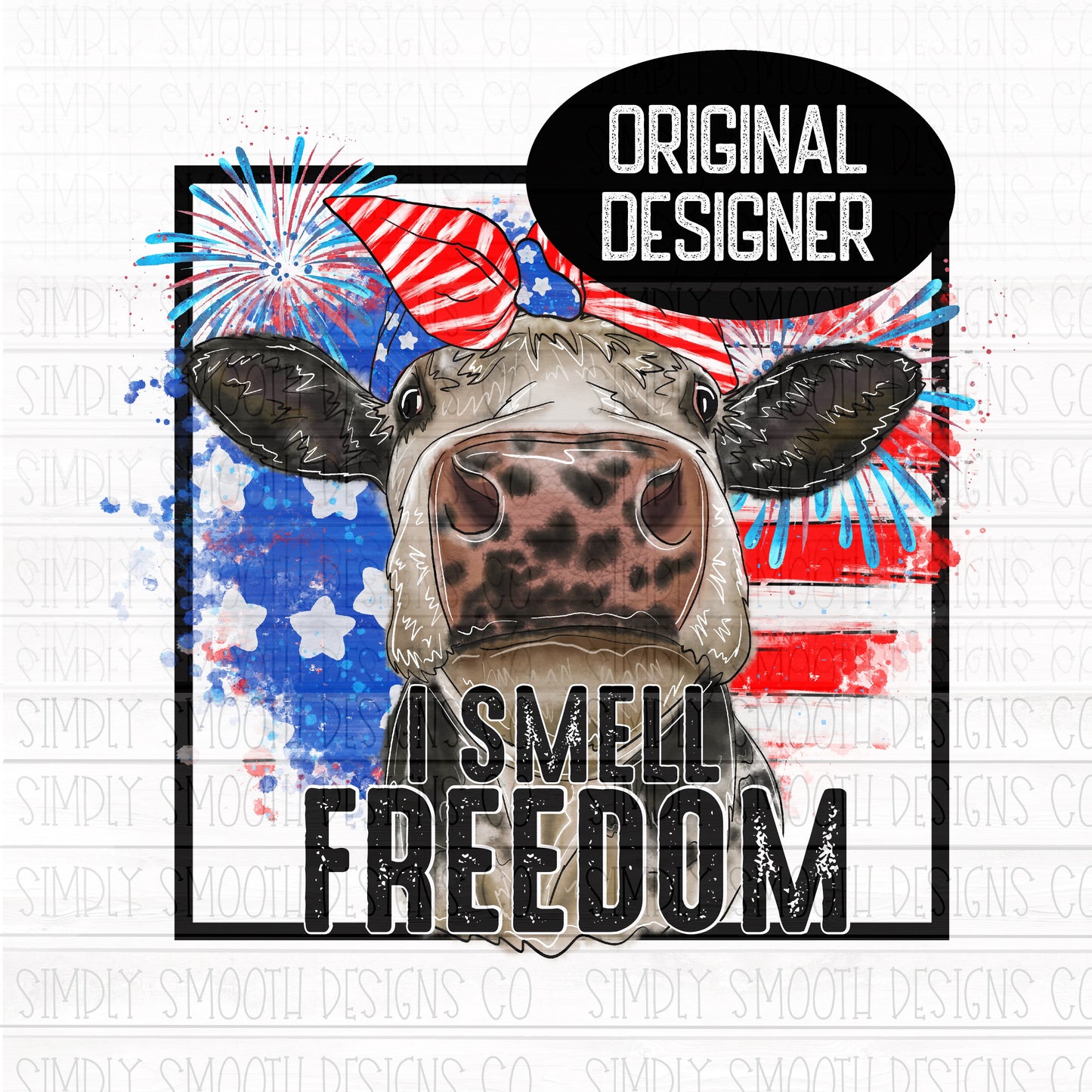 I smell freedom cow