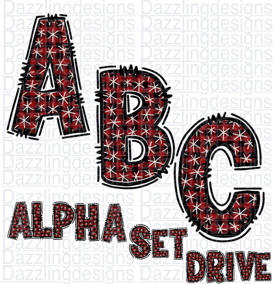ABC’S Christmas Star Alphabet 26 File Drive