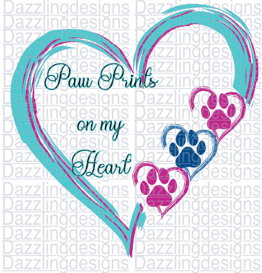 Paw prints on my heart