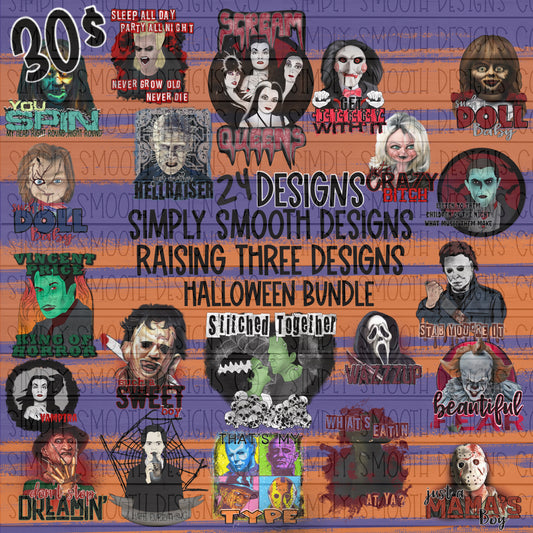 Halloween Bundle 24 designs