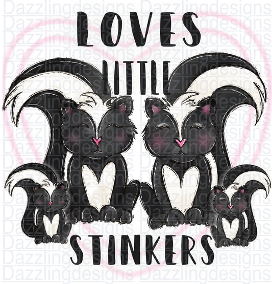 Loves Little Stinkers Skunk family