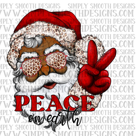 Peace on earth Santa
