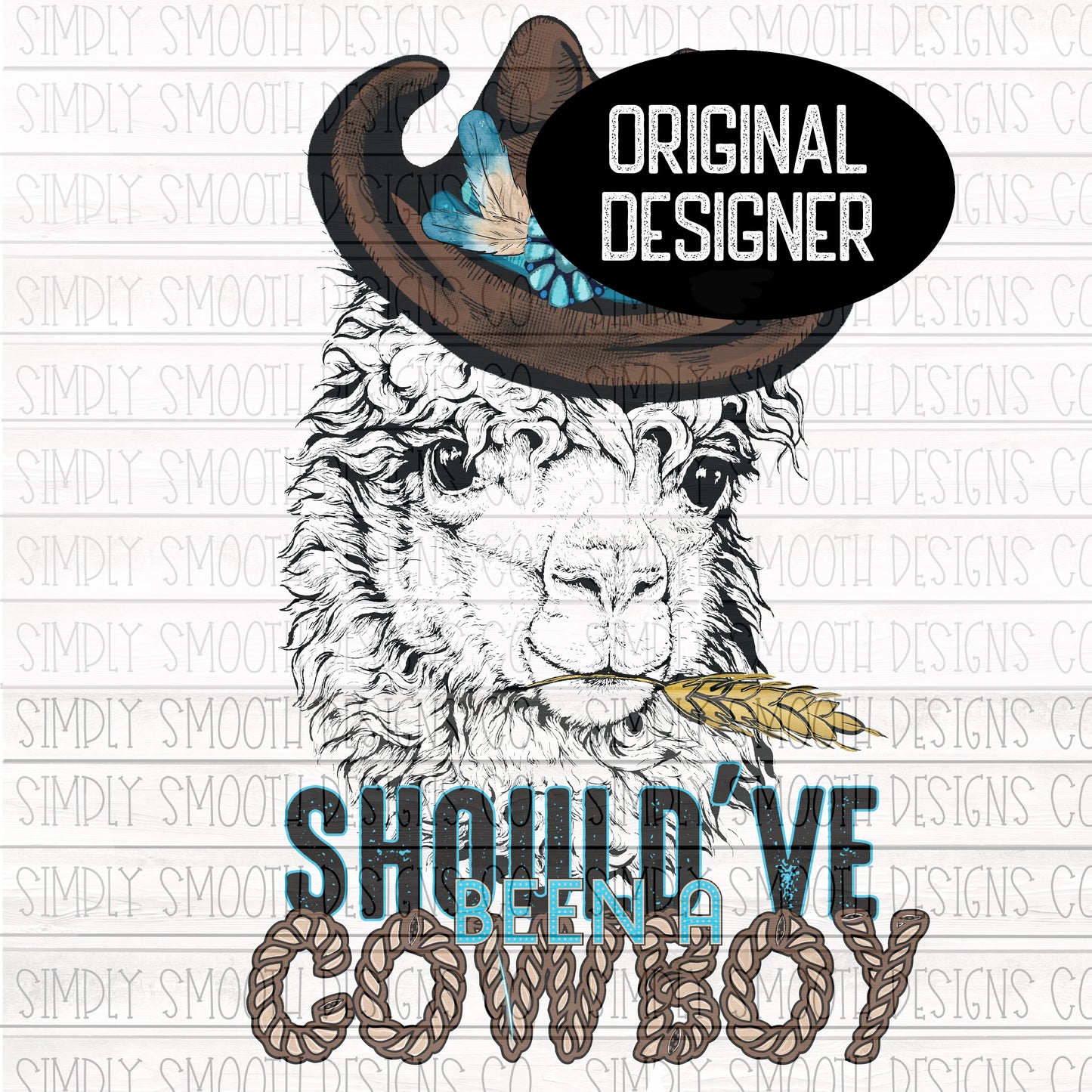 Should’ve been a cowboy llama