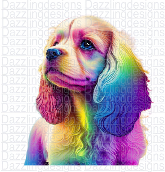 LF fur baby Cocker Spaniel 2 clipart