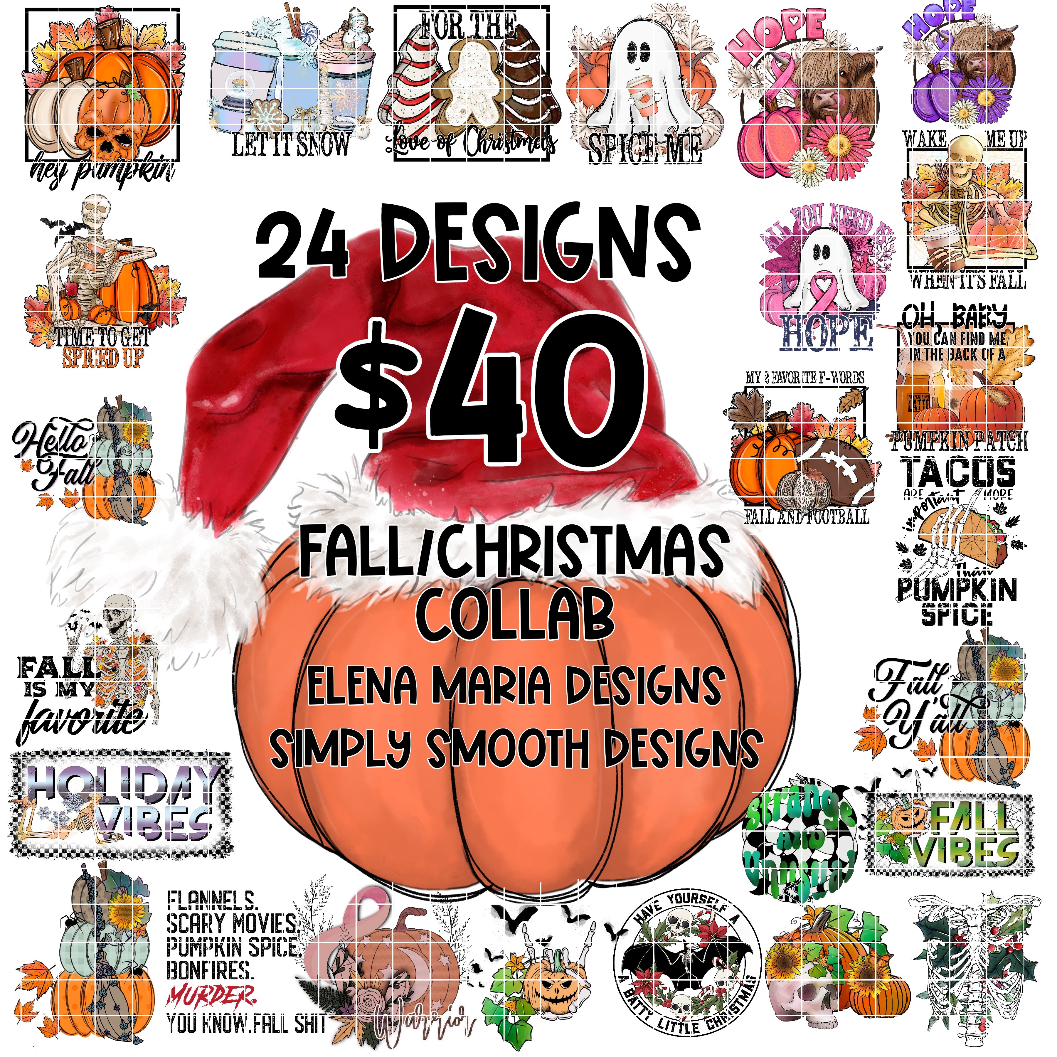 Fall with a Sprinkle of Christmas Collab – Simply Smooth Designs
