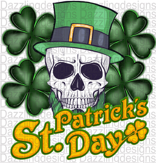 St. Patrick’s Day Skeleton Clover