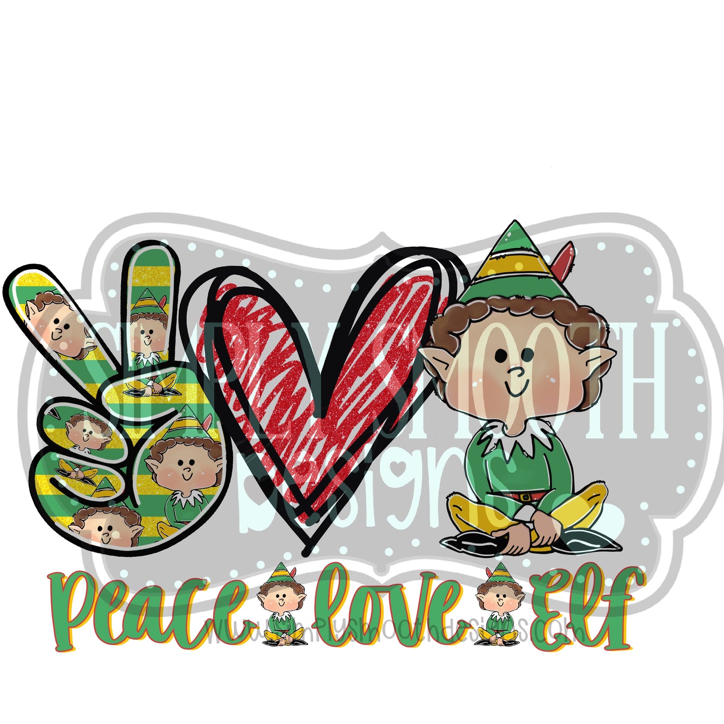 Peace love elf